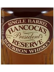 Hancock's President's Reserve Single Barrel Bourbon