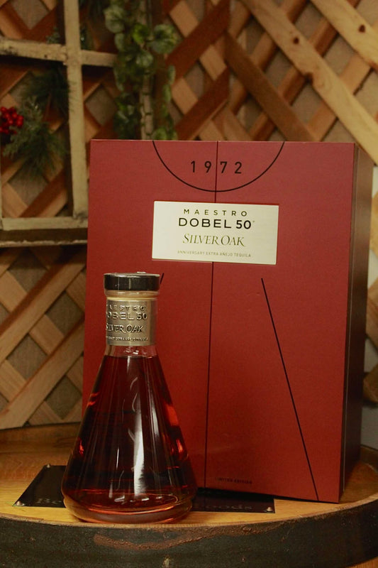 Maestro Dobel 50th Anniversary Anejo Finished in Silver Oak Casks