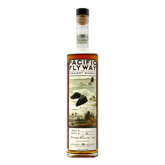 Golden Beaver Pacific Flyway Rice Whiskey, 750ml