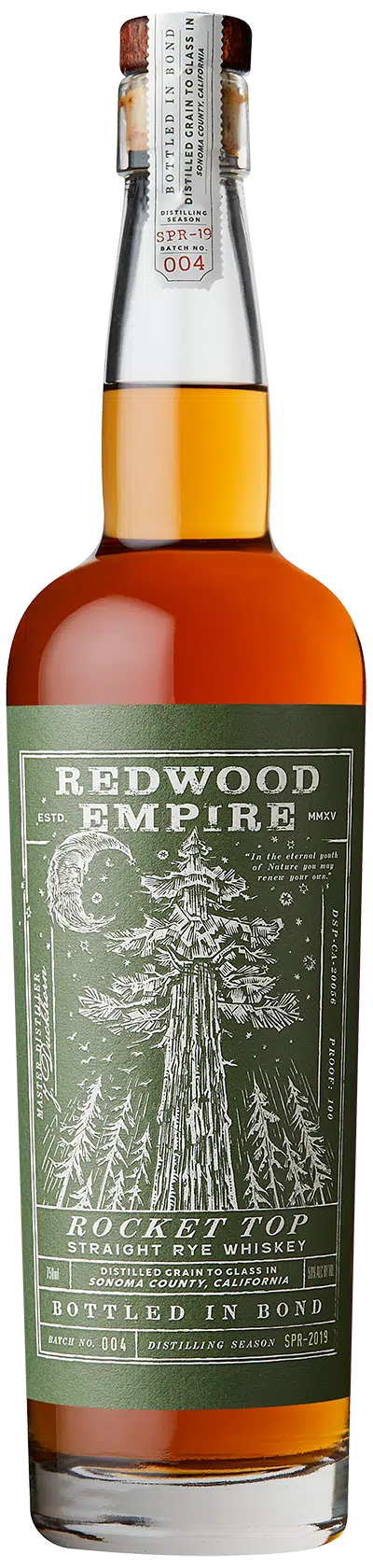 Redwood Empire Rocket Top Bottled in Bond