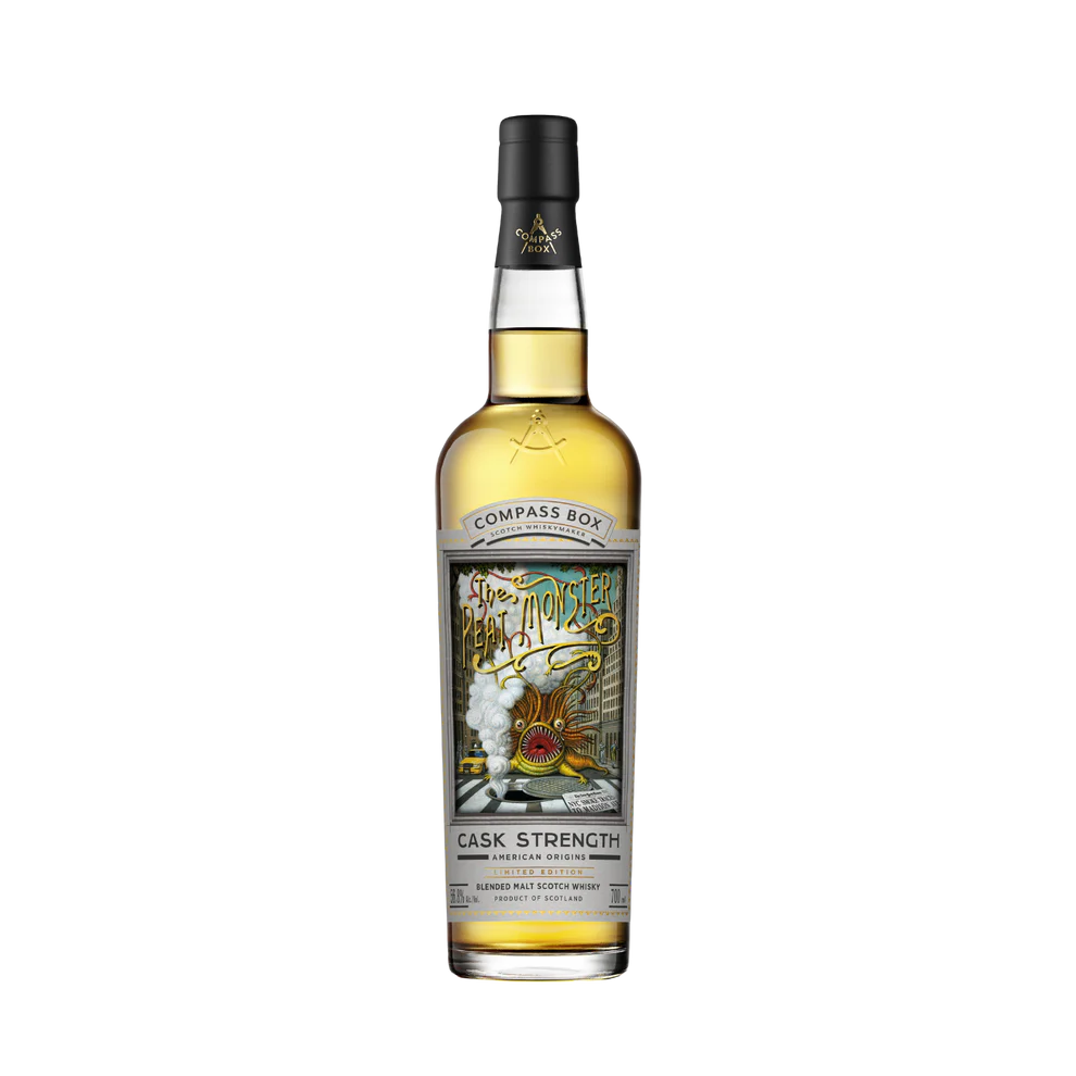 Compass The Peat Monster Origin Story Cask Strength Blended Scotch, Scotland, 750ml