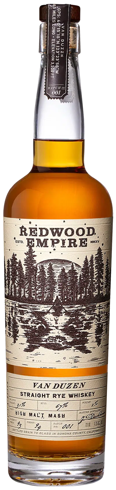Redwood Empire Van Duzen Rye