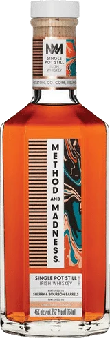 Method And Madness Single Pot Still Irish Whiskey Sherry & Bourbon Barrel Matured Chestnut Cask Finished