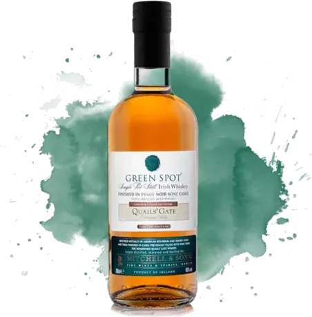 Mitchell & Son Green Spot Quail's Gate Pinot Noir Cask Finished Single Pot Still Irish Whiskey