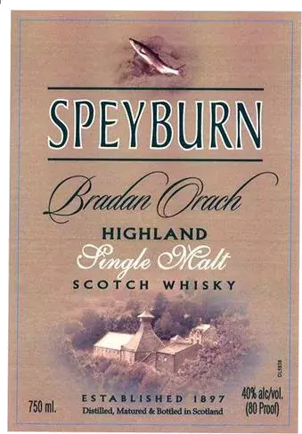 Speyburn Single Malt Scotch Whisky Braden Orach