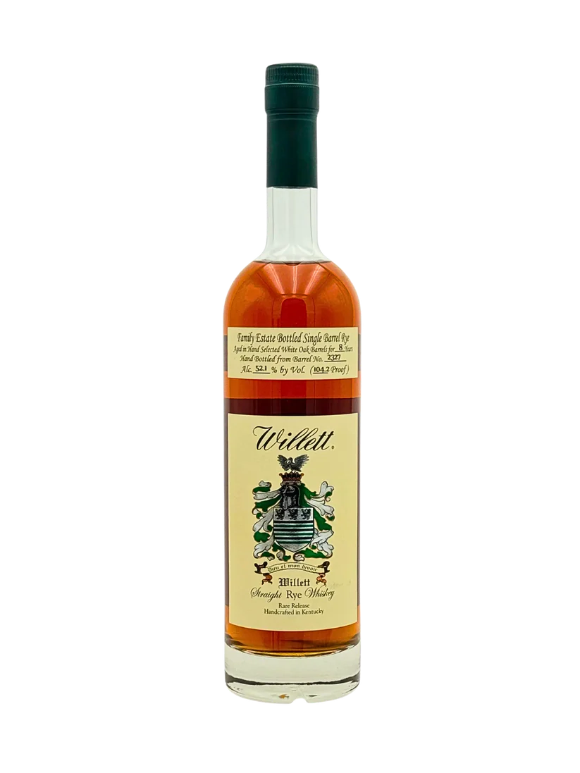 Willett Single bbl. Rye Barrel no 2327 104.2 proof