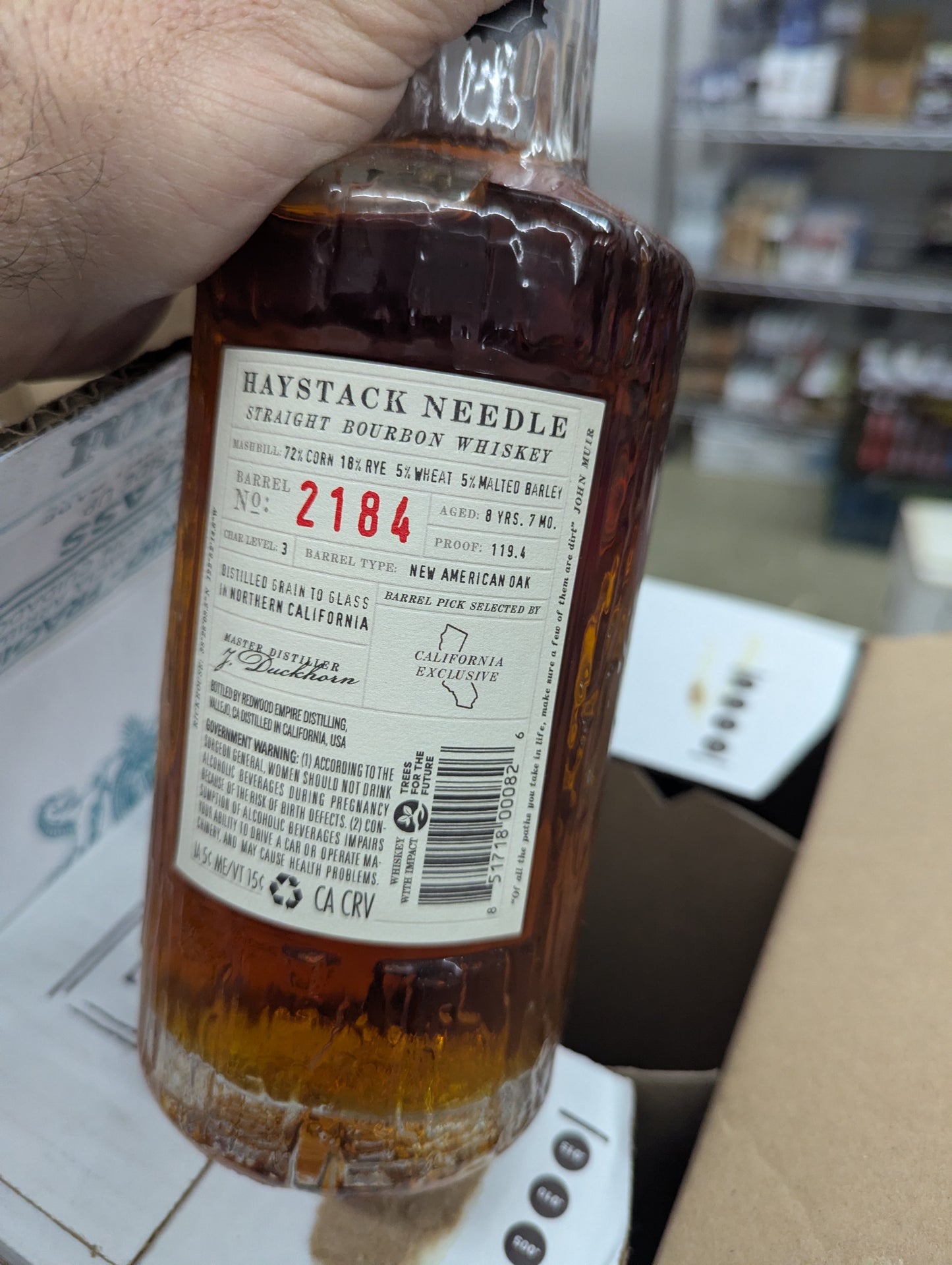 Haystack Needle Bourbon 2025 119.4proof