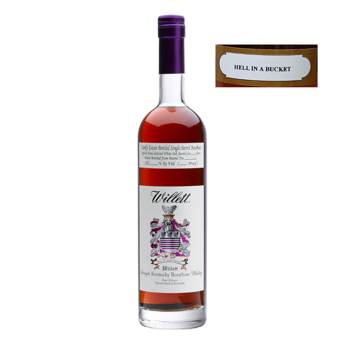 Willet Bourbon barrel 33 119.6 proof 13 year Hell in a Bucket