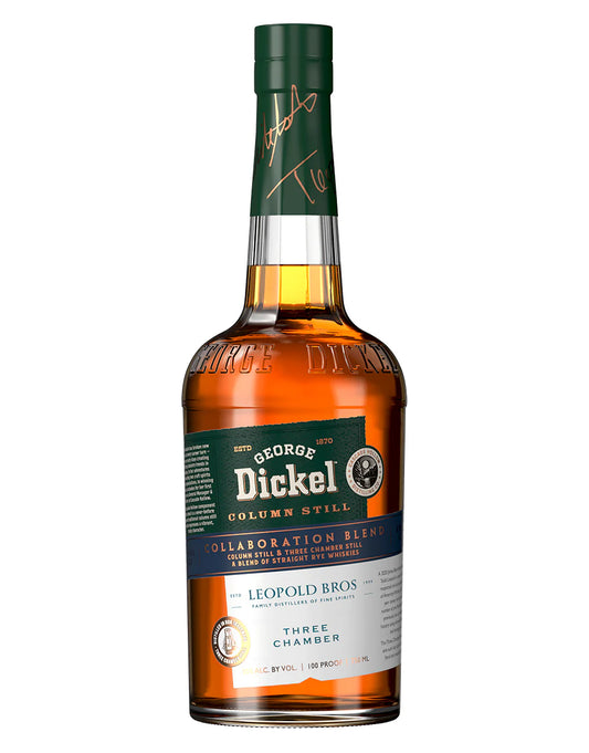 George Dickel Rye Whiskey X Leopold Bros Collaboration Blend Column Still Three Chamber 100 Proof